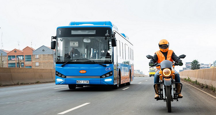 The Roam Rapid mass transit electric bus and the Roam Air Electric motorcycle.