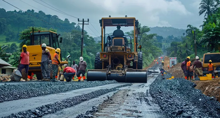 Transport sector poised for growth in Africa road_construction_work_Africa