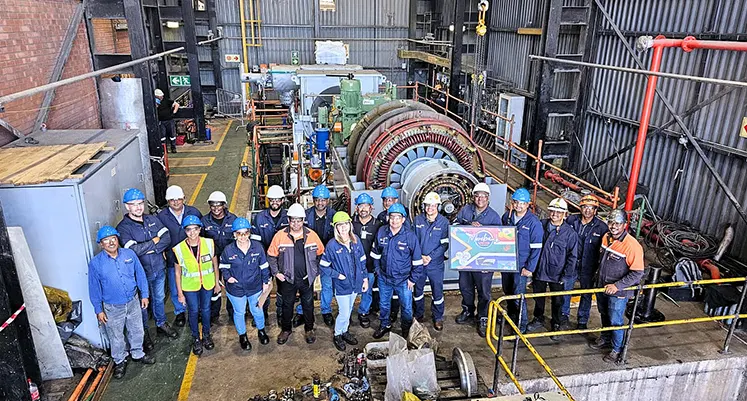 Mondi’s Merebank mill boosts self-sufficiency with new turbine and flood-proofing projects, driving MAP2030 sustainability goals. (Image source: Mondi Merebank) Mondi_Group_team